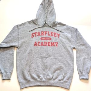 Star Trek Starfleet Academy est. 2161 fleece hooded sweatshirt